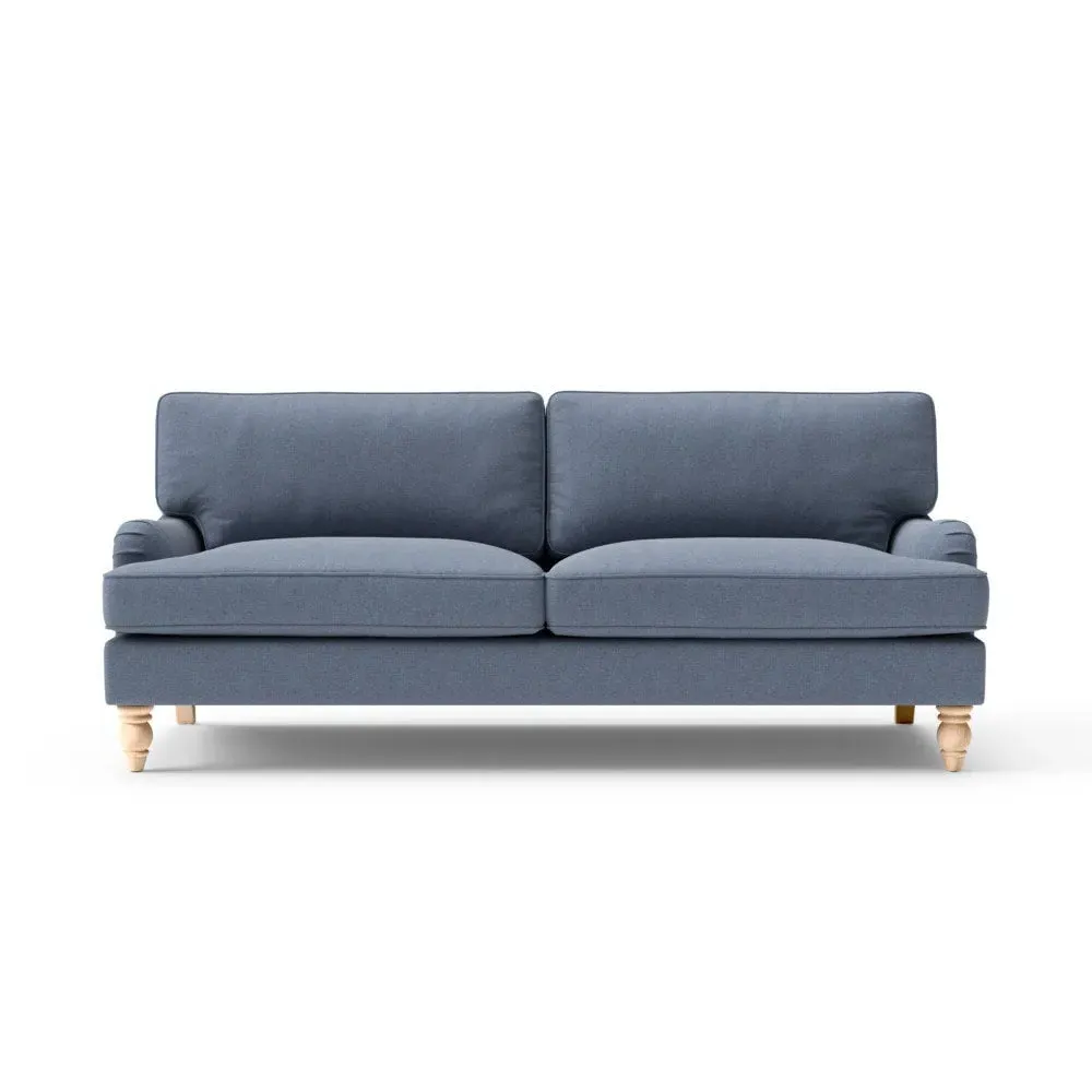 4-Seater Sofa - Indigo, House Linen Mix