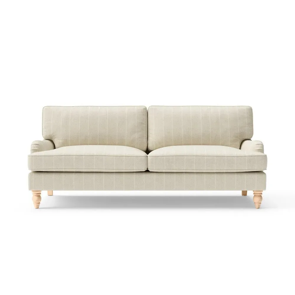 4 Seater Sofa - Natural, Compton Stripe image