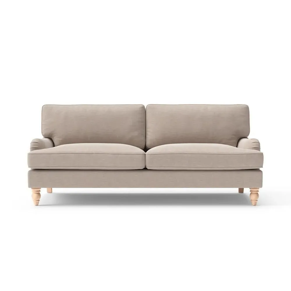 4-Seater Sofa - Natural, Eco Chenille