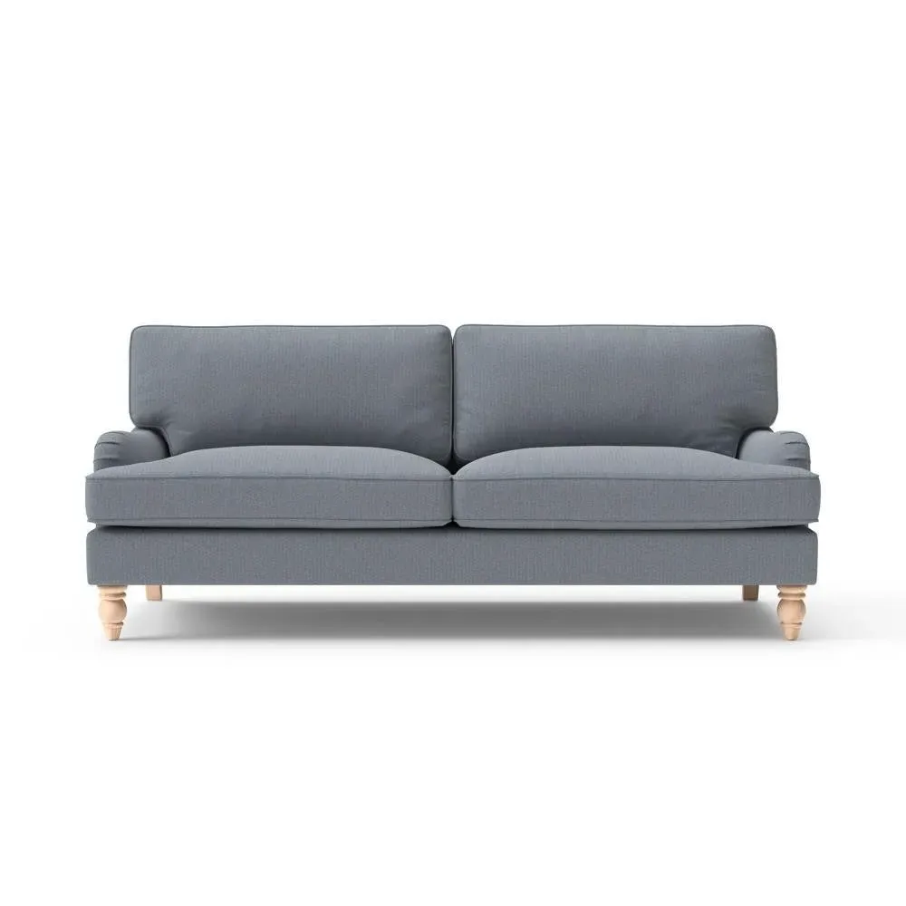 4-Seater Sofa - Navy, Eco Herringbone