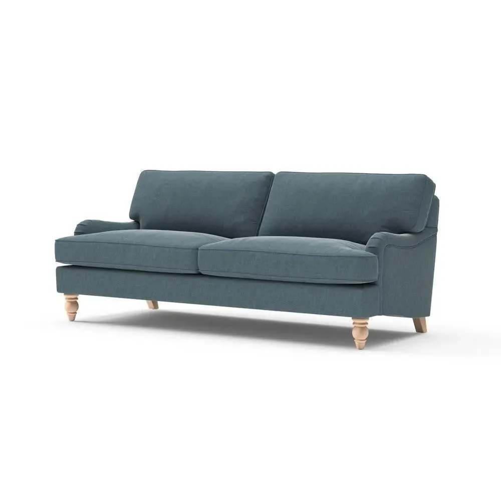 4-Seater Sofa - Teal, Eco Chenille