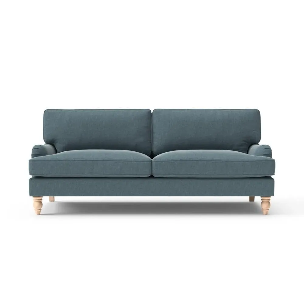 4-Seater Sofa - Teal, Eco Chenille