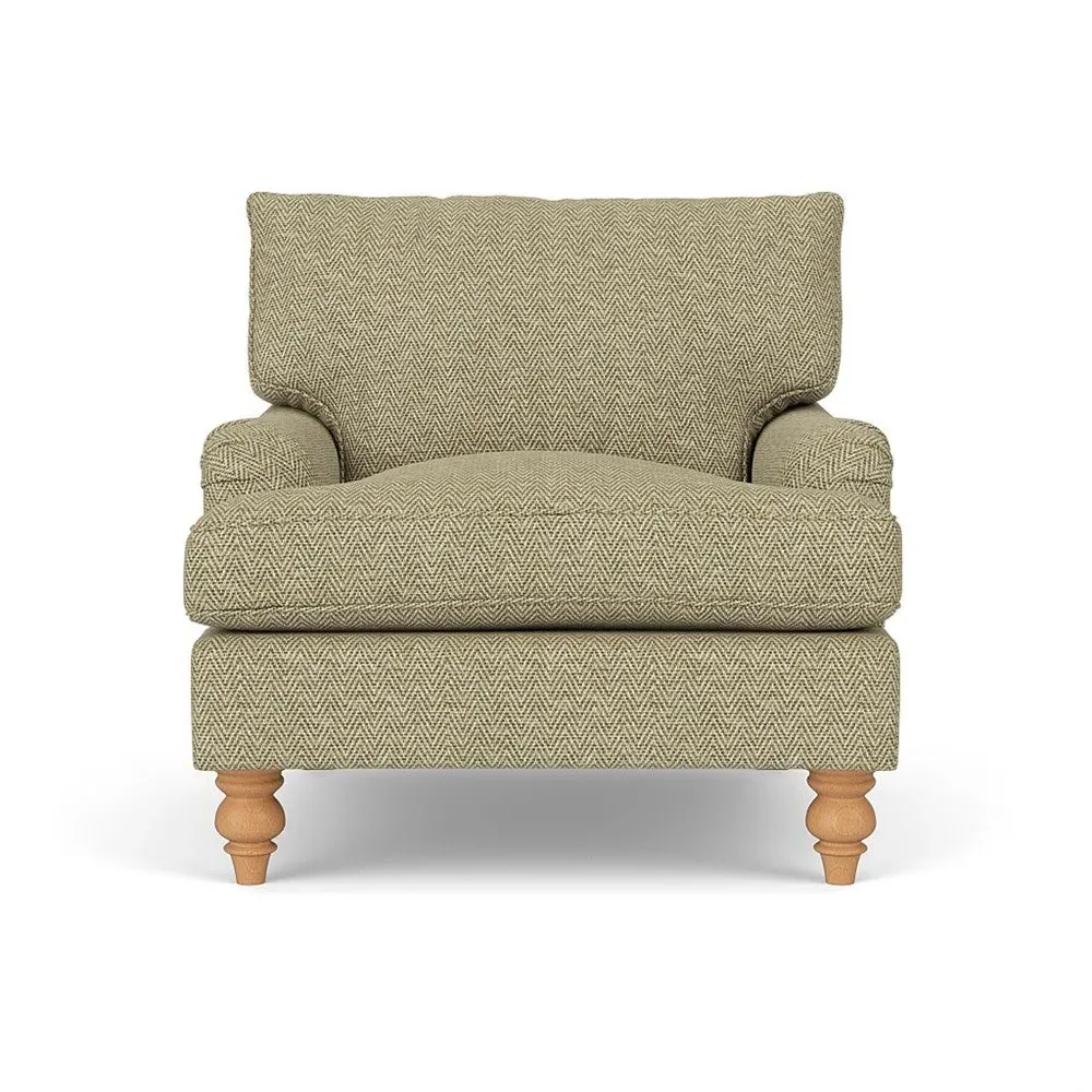 Armchair - Apple, Herringbone Weave image