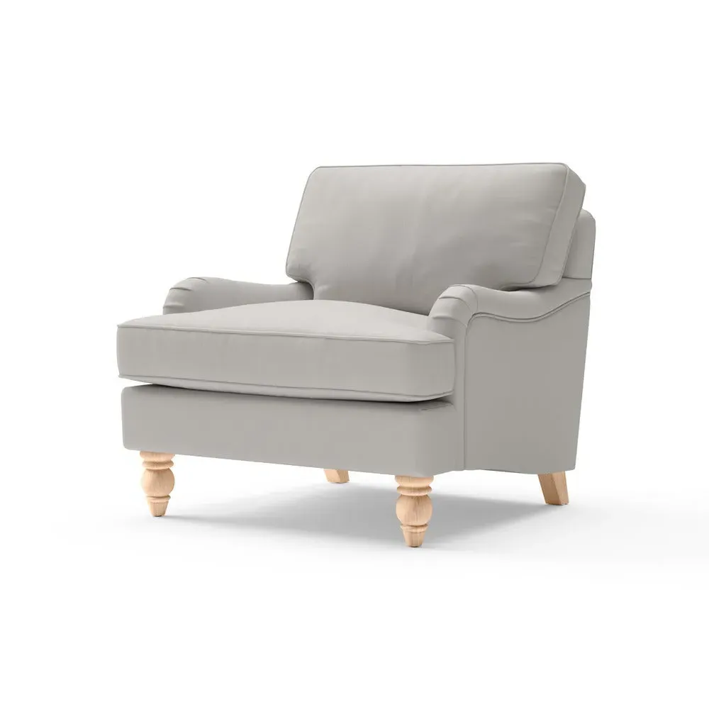 Armchair - Dove Grey, Linen