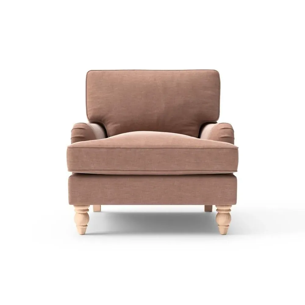 Armchair - Dusky Rose, Eco Chenille image