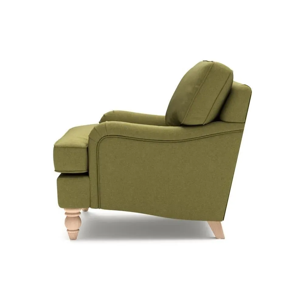 Armchair - Green, Linen