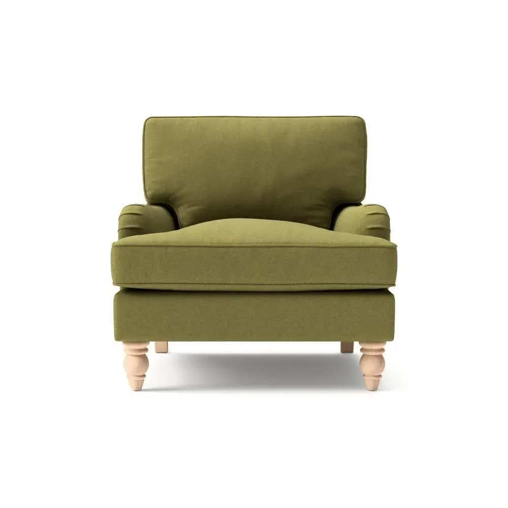 Armchair - Green, Linen