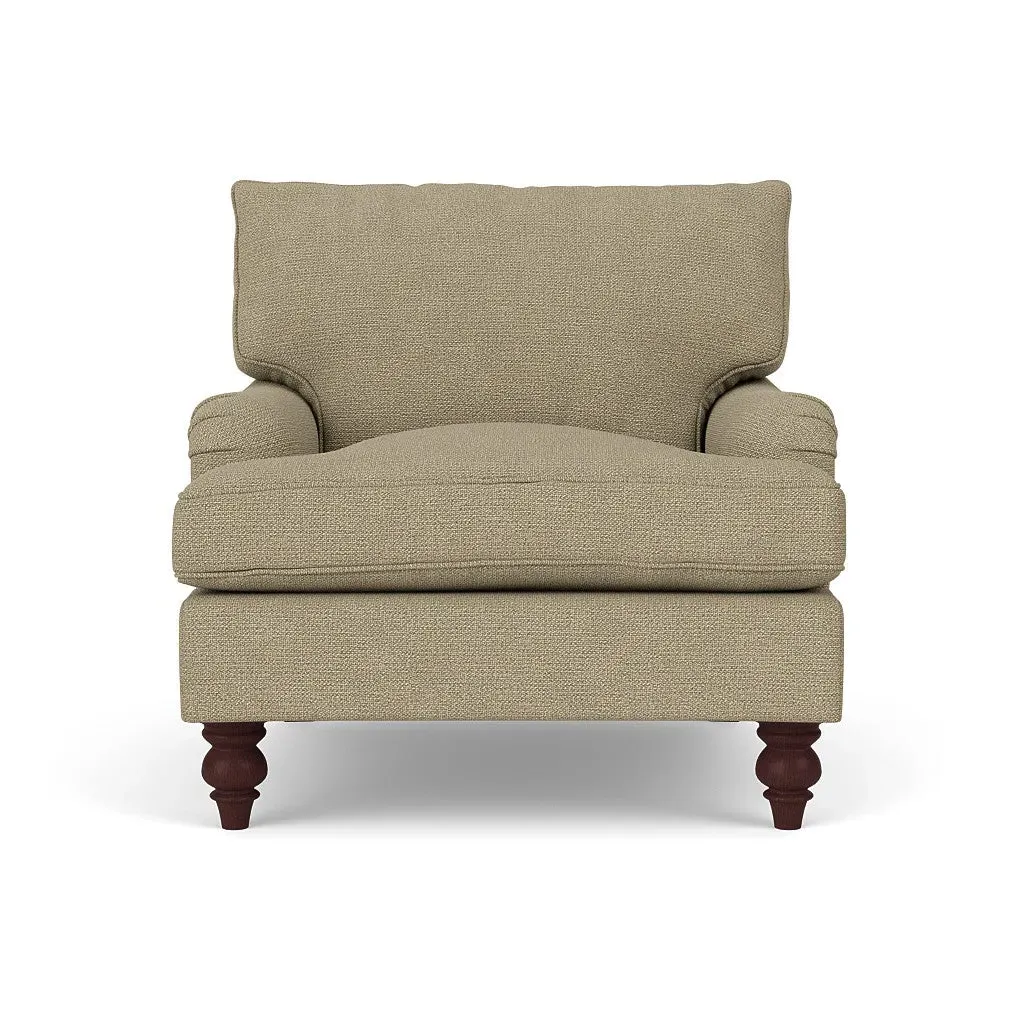 Armchair - Green Marl, House Weave