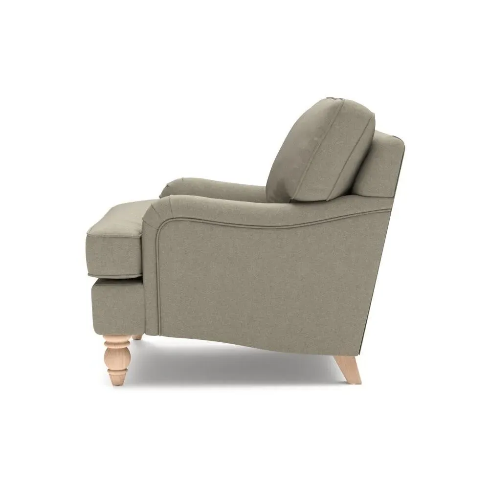 Armchair - Mid Grey, Linen