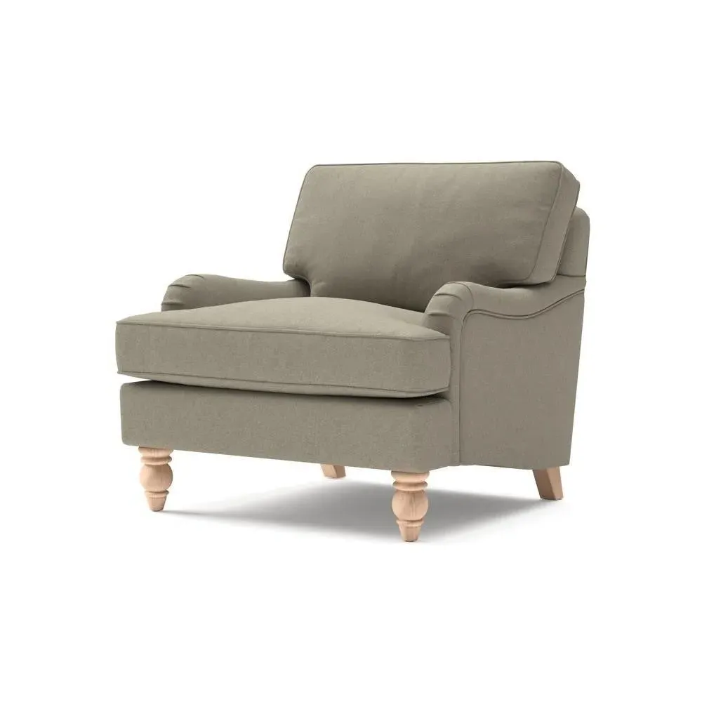 Armchair - Mid Grey, Linen