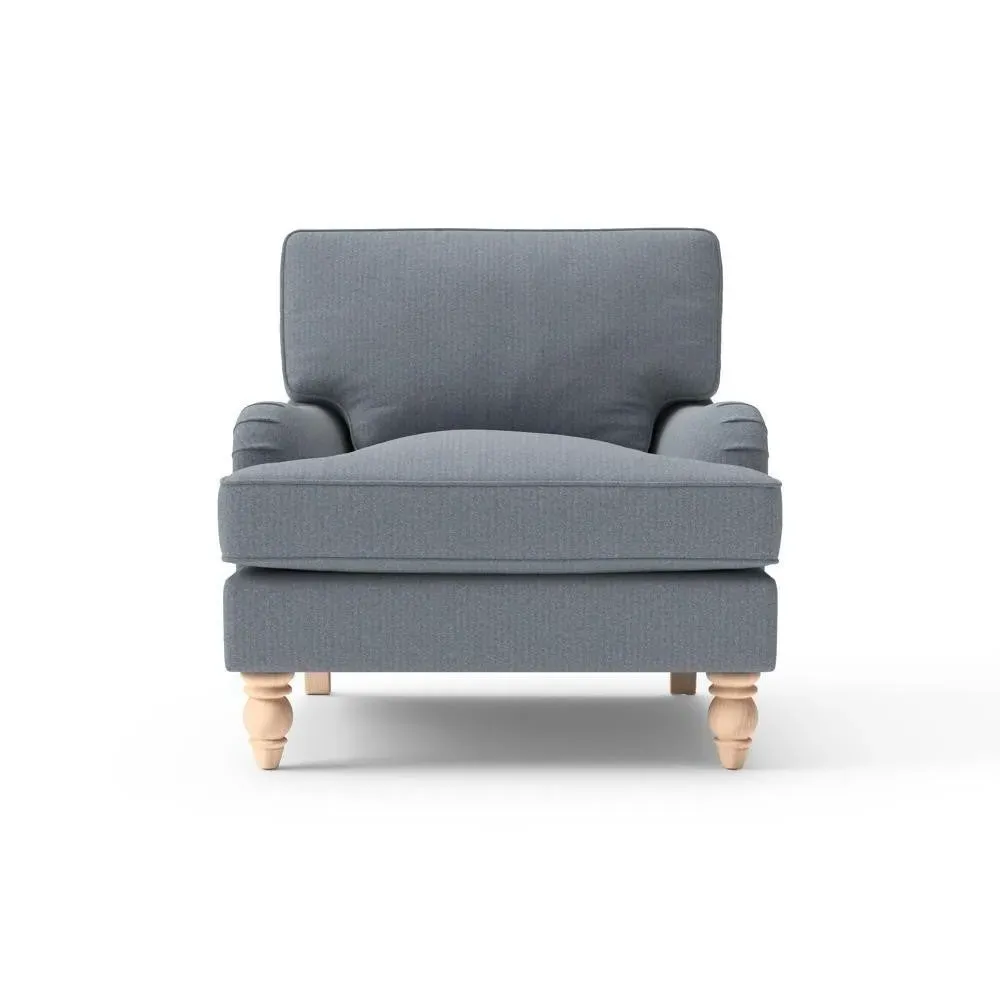 Armchair - Navy, Eco Herringbone image