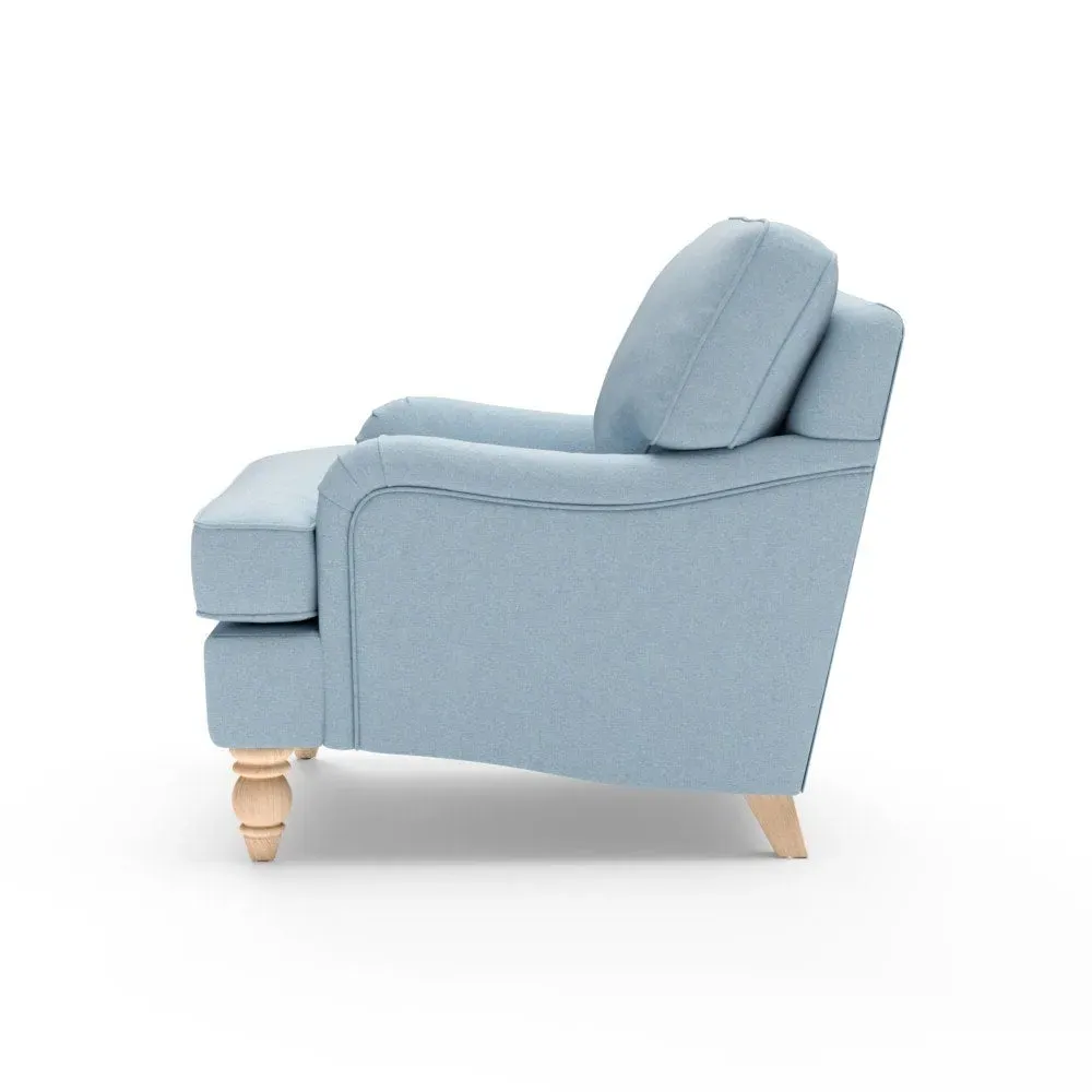 Armchair - Sky Blue, Linen