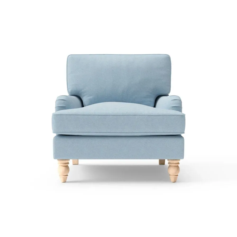 Armchair - Sky Blue, Linen