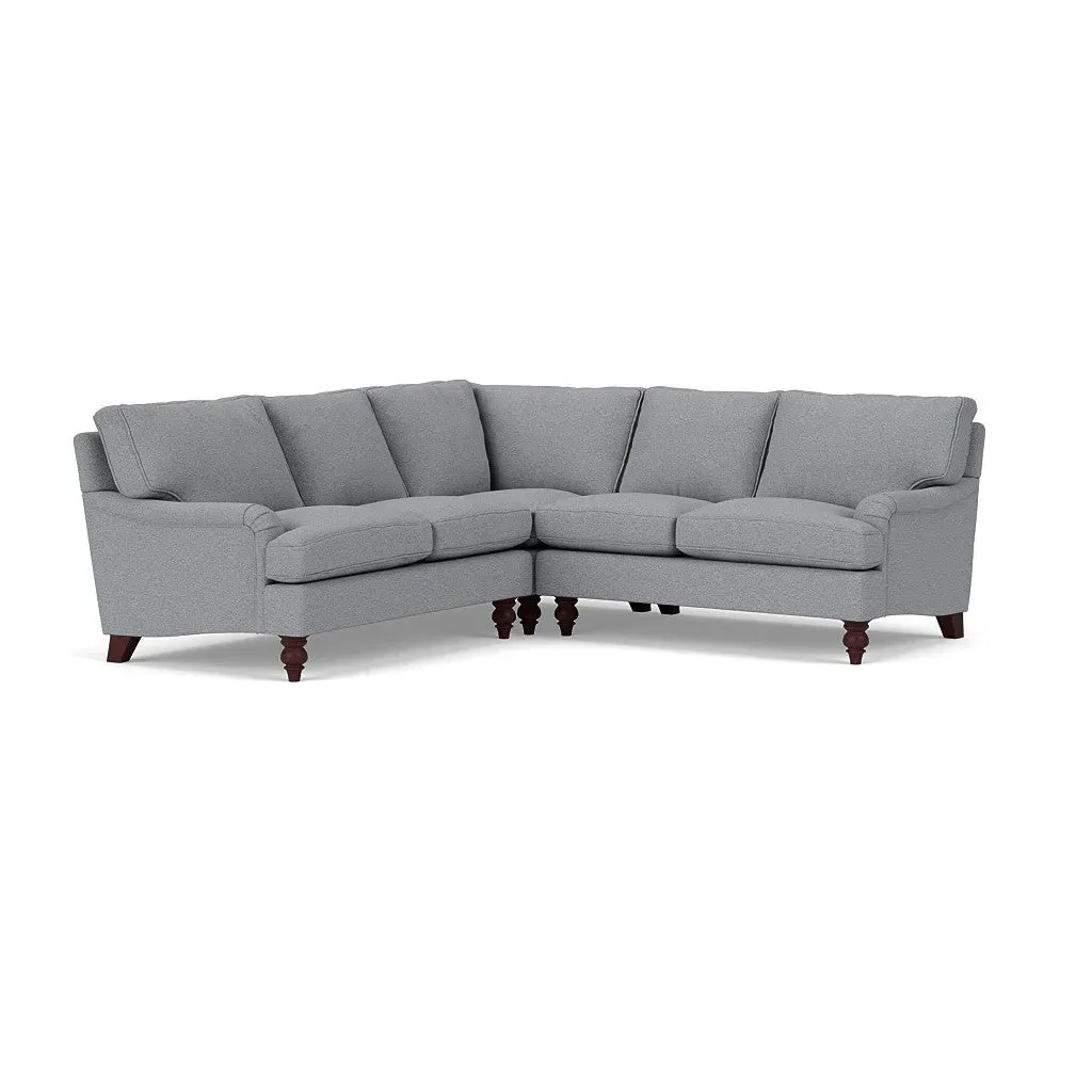 Corner Sofa - Blue Marl, House Weave