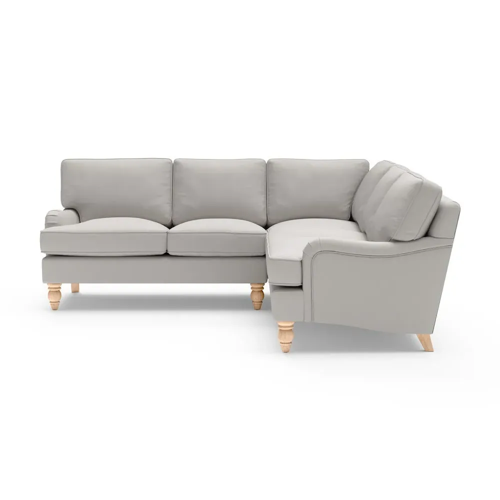Corner Sofa - Dove Grey, Linen