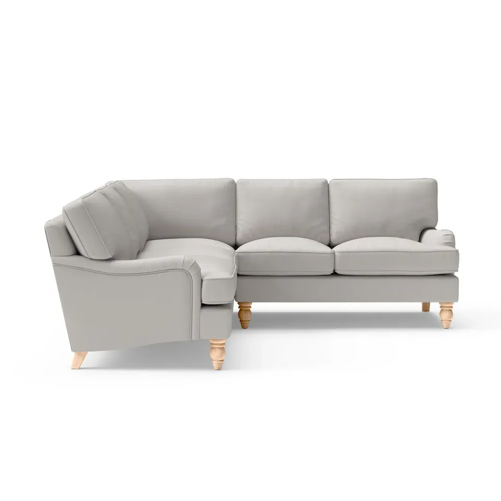 Corner Sofa - Dove Grey, Linen