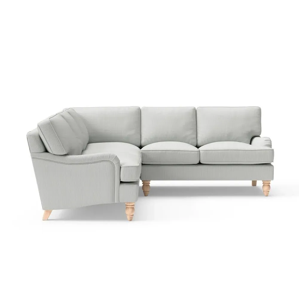 Corner Sofa - Duck Egg, Broadway Stripe image