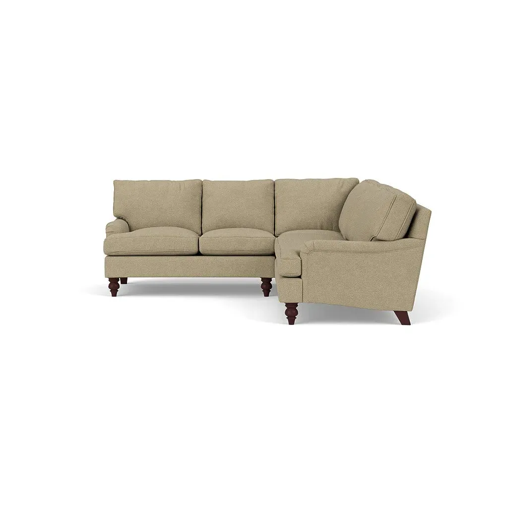 Corner Sofa - Green Marl, House Weave