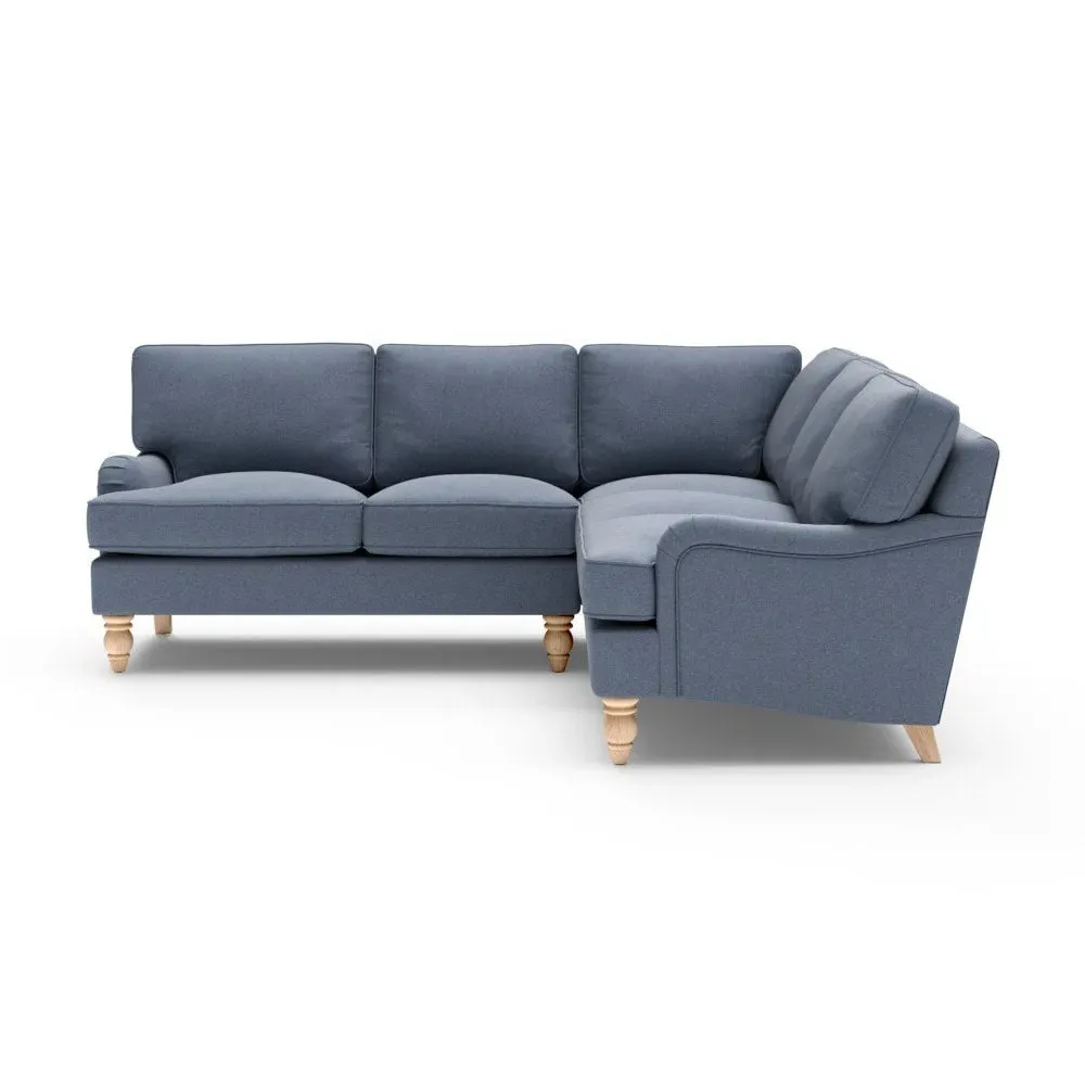 Corner Sofa - Indigo, Linen