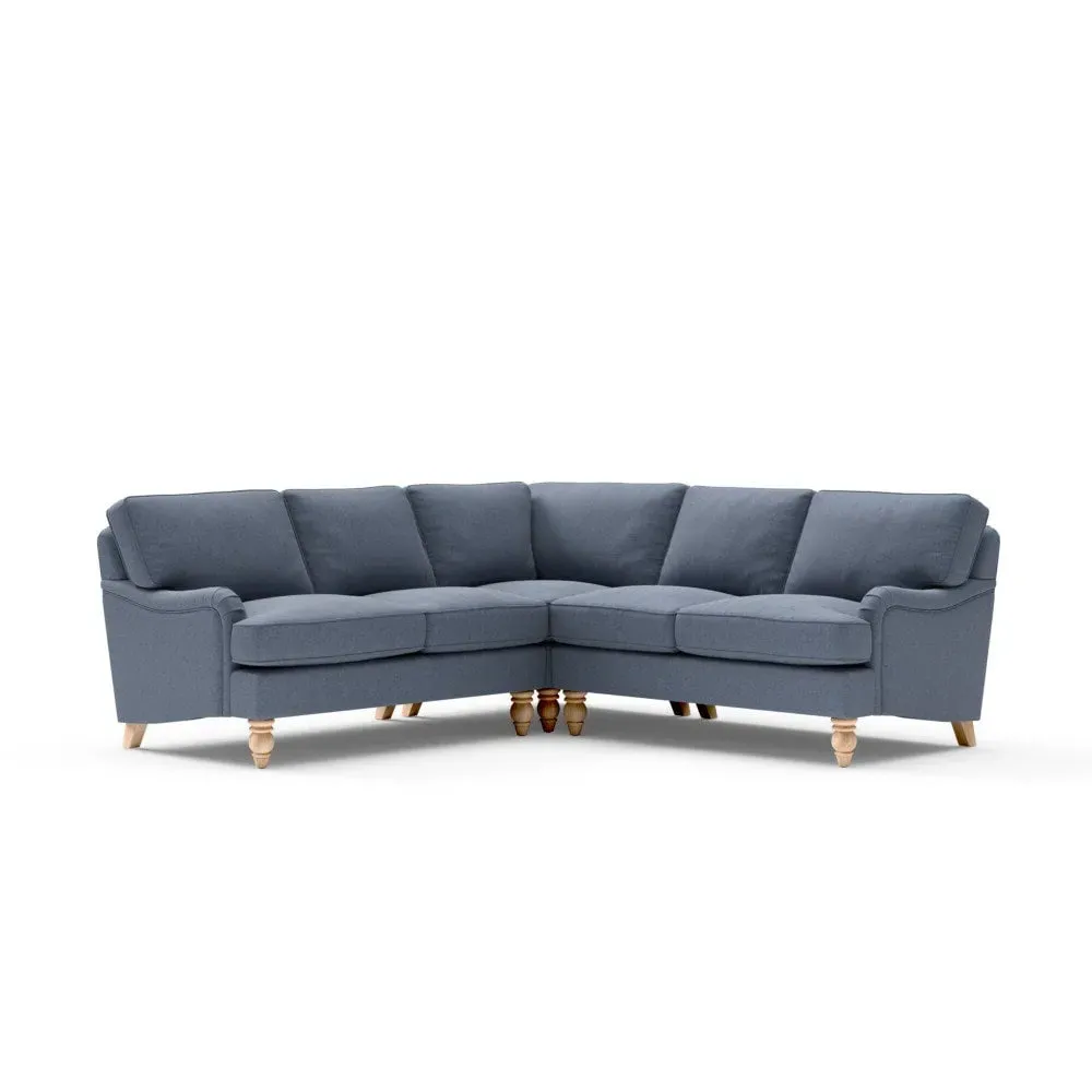 Corner Sofa - Indigo, Linen