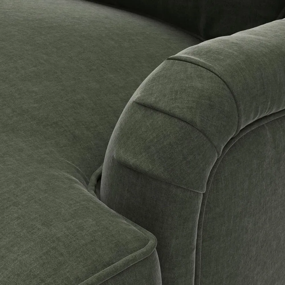 Corner Sofa - Moss, Eco Chenille