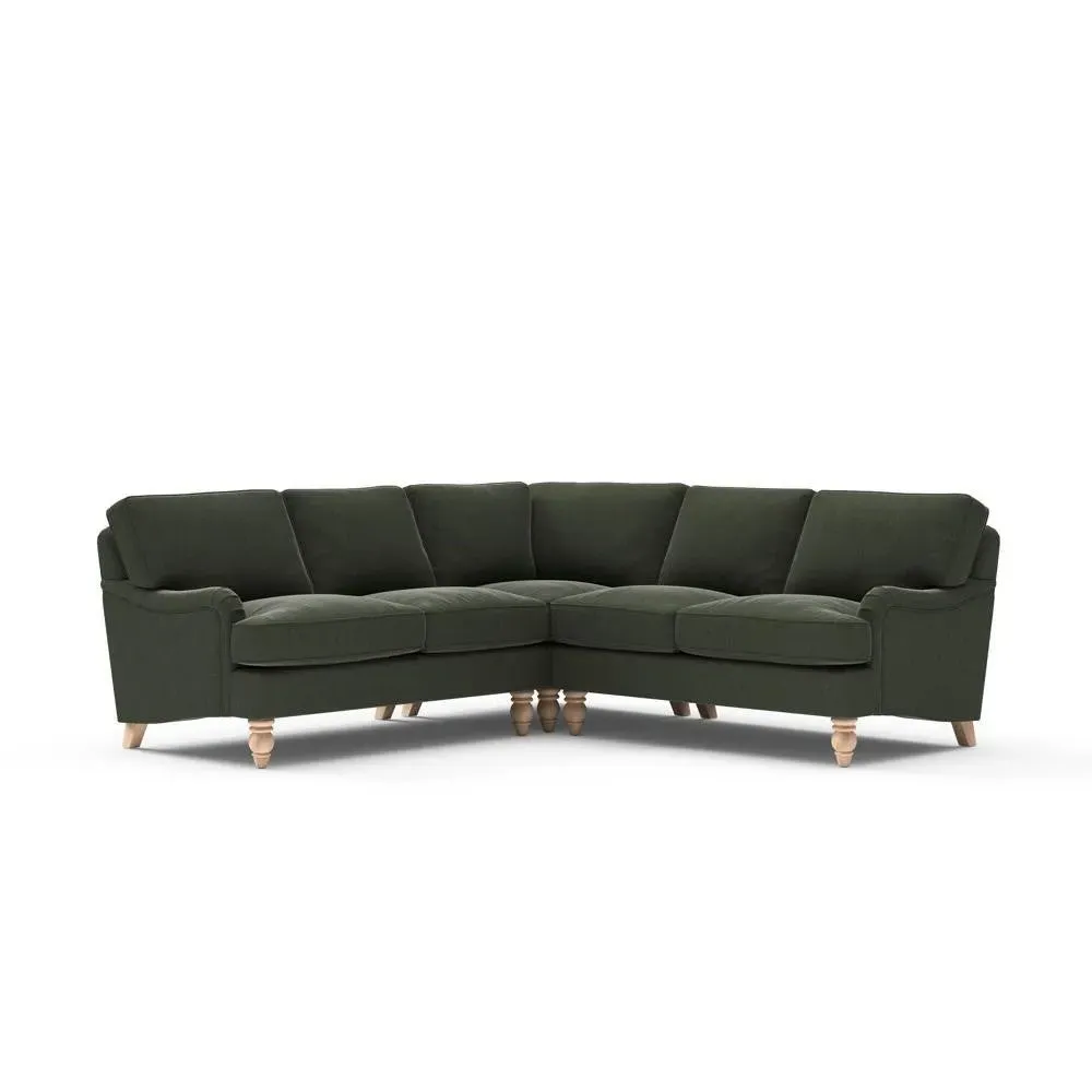 Corner Sofa - Moss, Eco Chenille