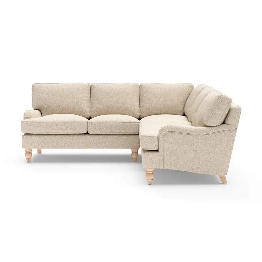 Corner Sofa - Natural, Aquaclean Oxford