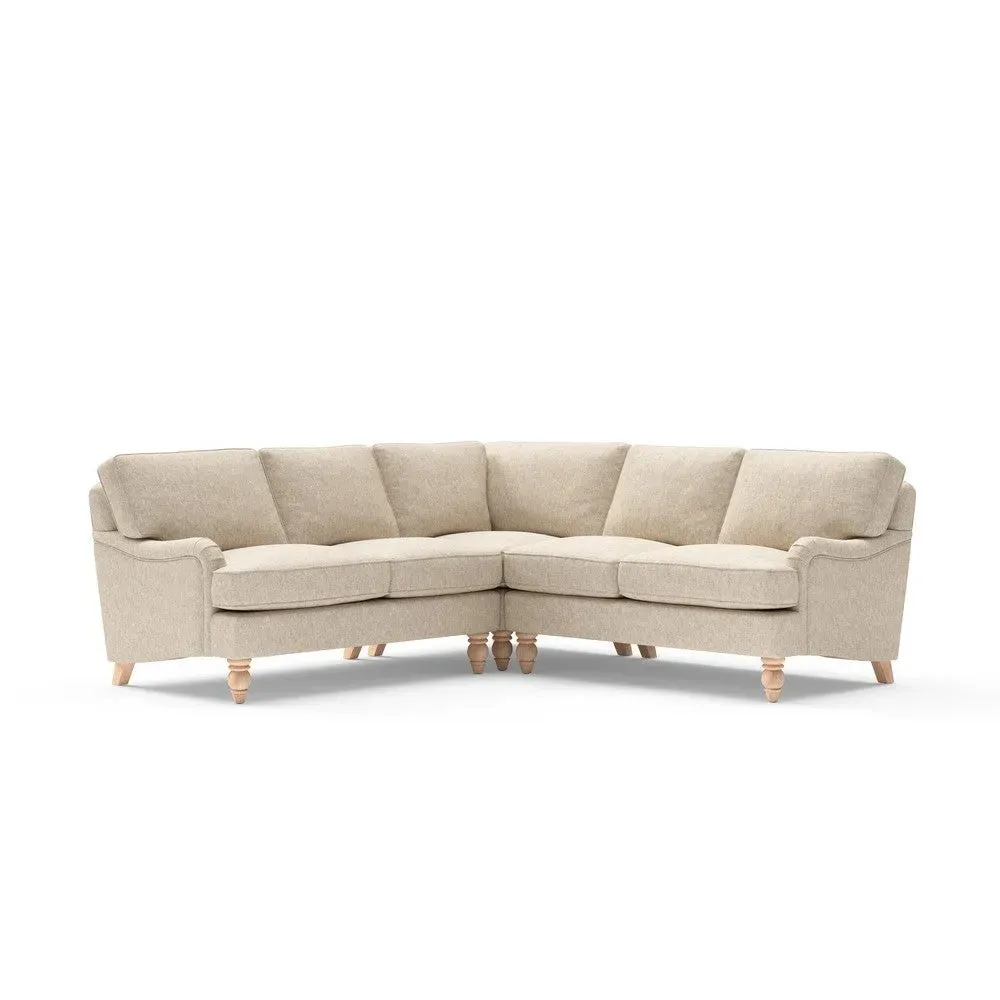 Corner Sofa - Natural, Aquaclean Oxford