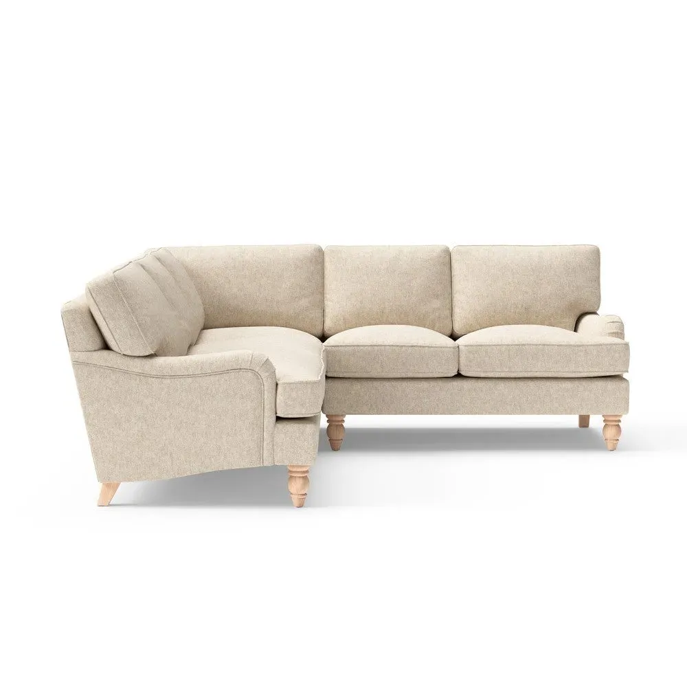 Corner Sofa - Natural, Aquaclean Oxford