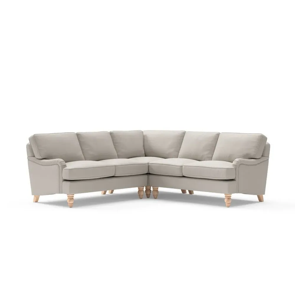 Corner Sofa - Natural, Broadway Stripe