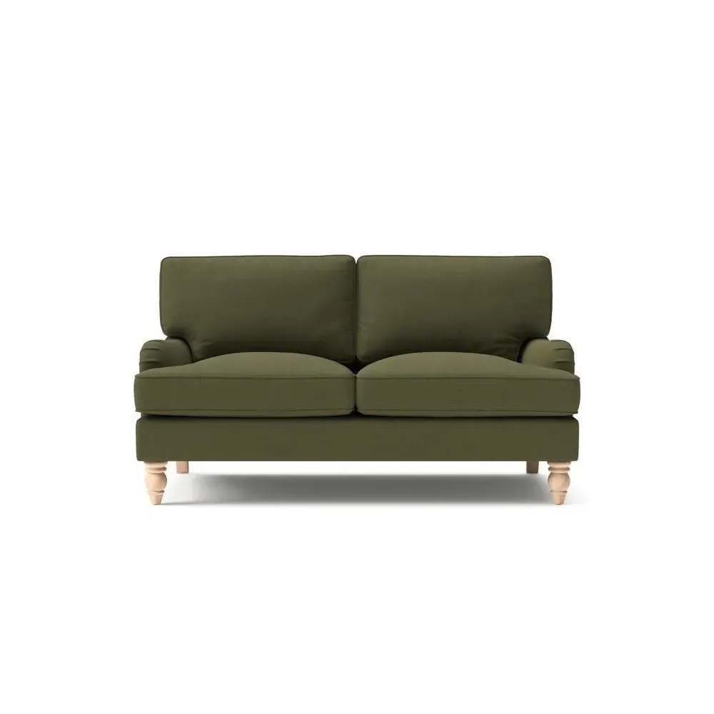 Large 2-Seater Sofa - Forest Green, House Linen Mix image