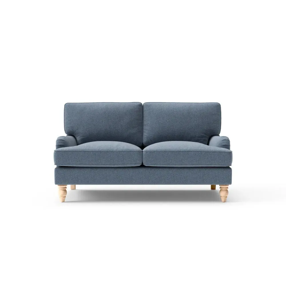 Large 2-Seater Sofa - Indigo, Rustic Weave