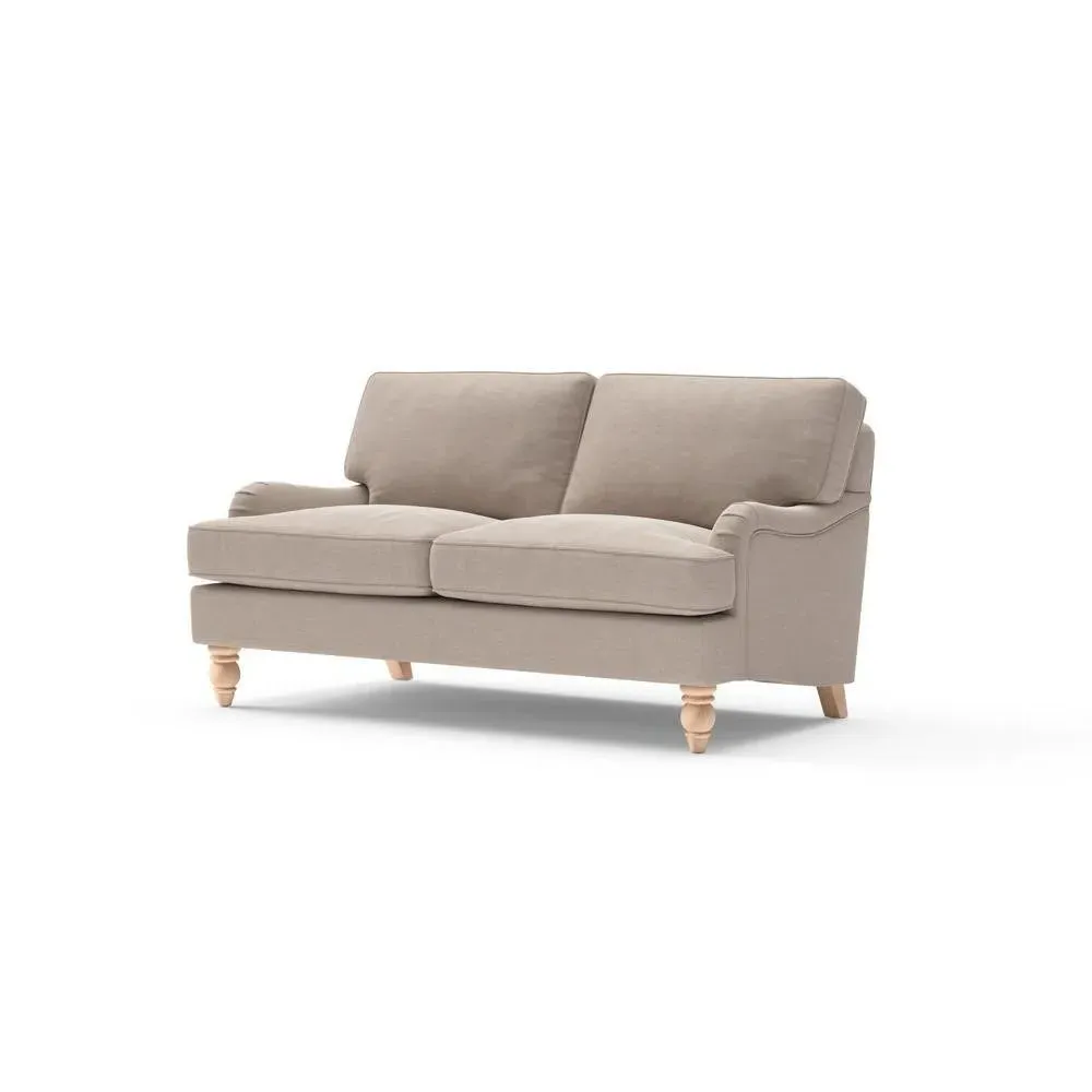 Large 2-Seater Sofa - Natural, Eco Chenille