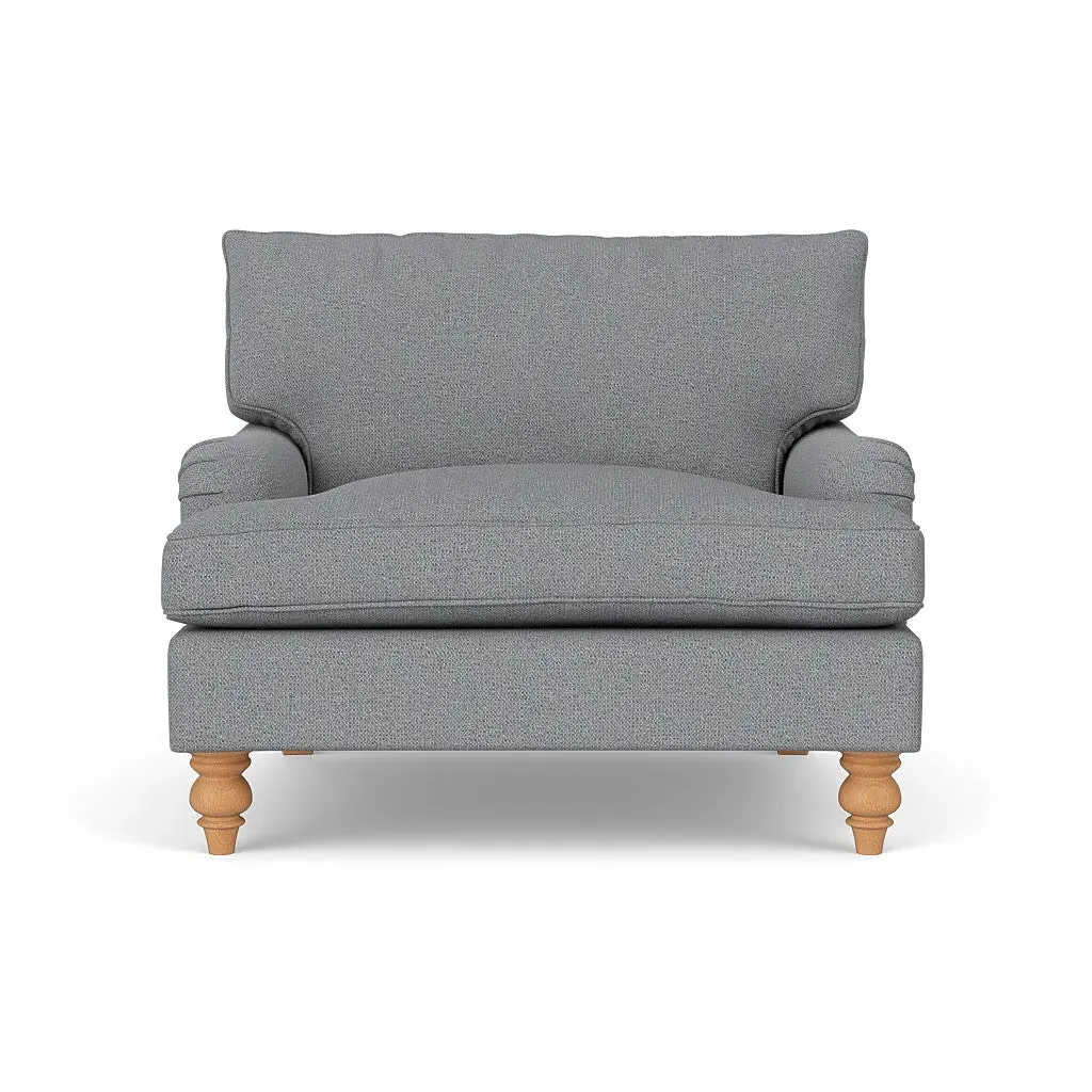 Love Seat - Blue Marl, House Weave image