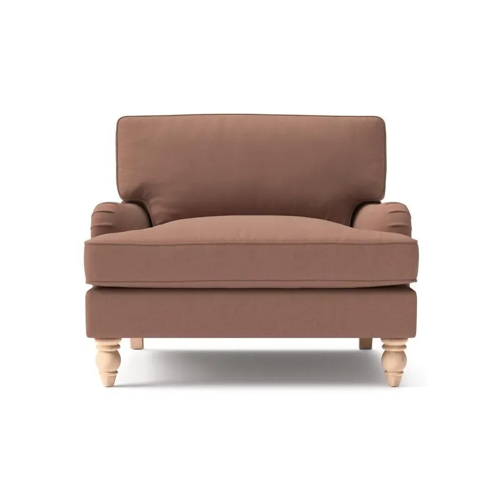 Love Seat - Dusky Blush, House Linen Mix
