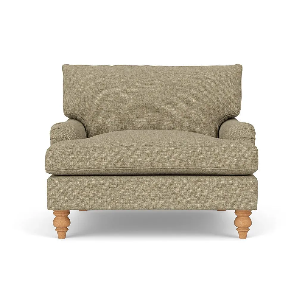Love Seat - Green Marl, House Weave