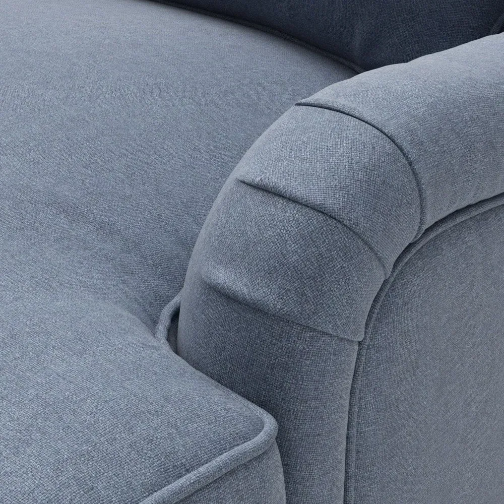Love Seat - Indigo, House Linen Mix