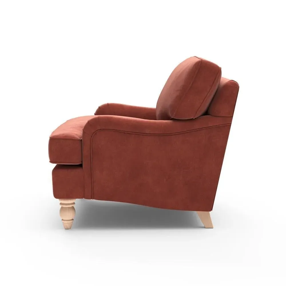 Love Seat - Red, Matt Velvet
