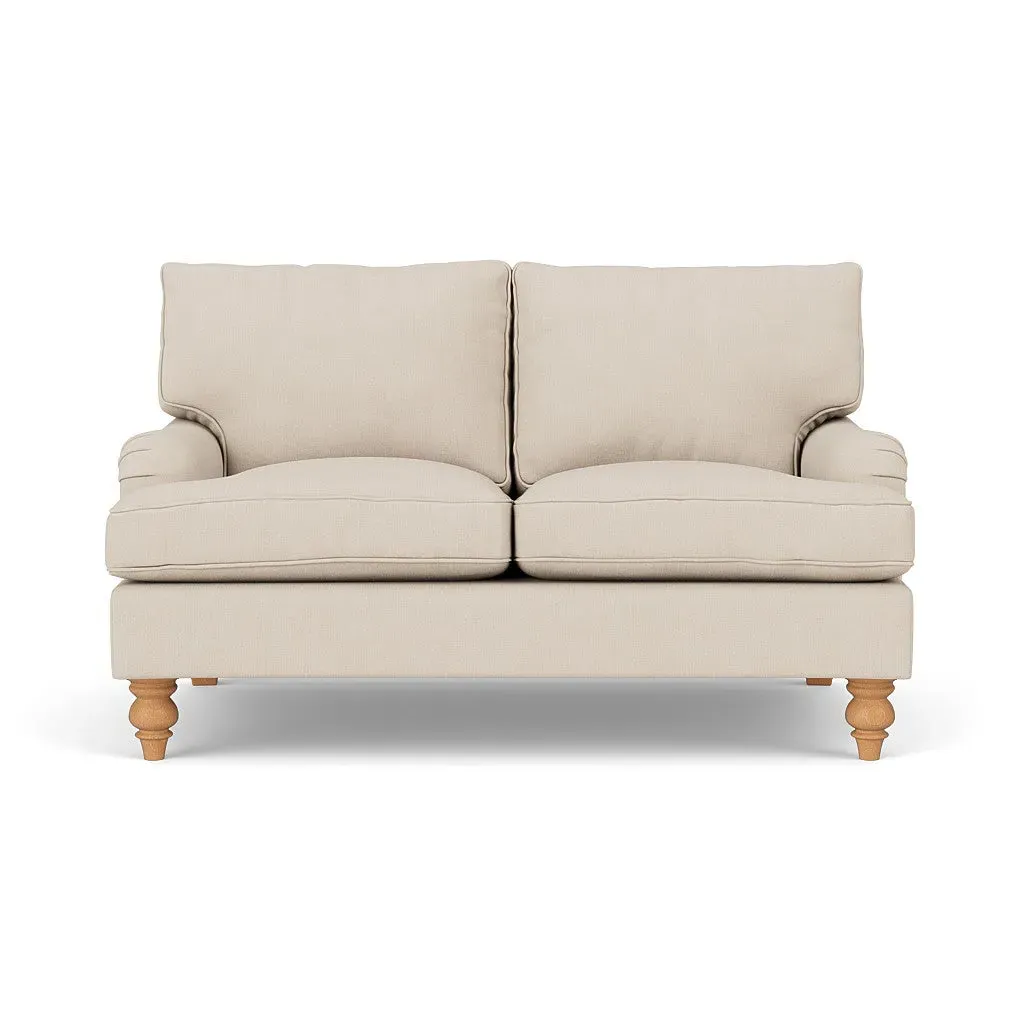 Morris 2-Seater Sofa - Lily White, Linen Mix by The Cotswold Company, alternate view