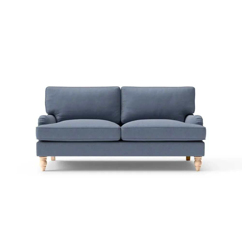 Morris 3-Seater Sofa - Indigo, House Linen Mix