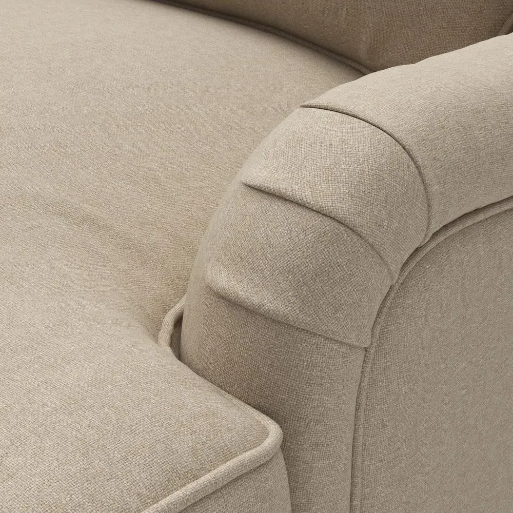 Morris 3-Seater Sofa - Natural, House Linen Mix