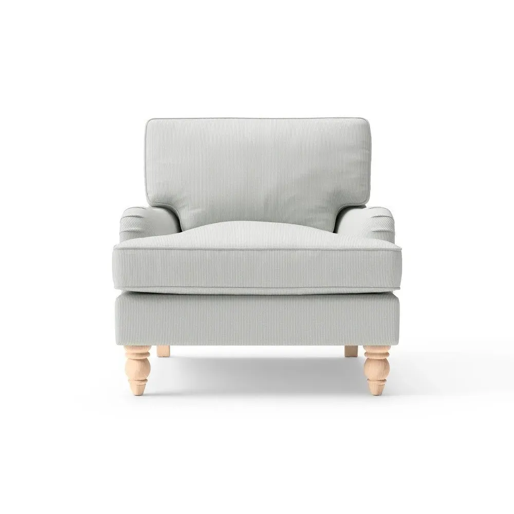Morris Armchair - Duck Egg, Broadway Stripe image