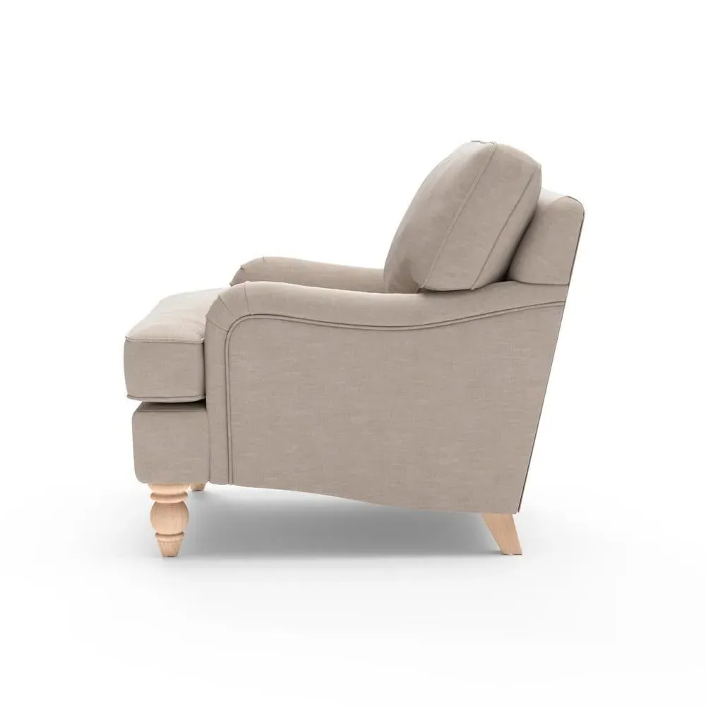 Morris Armchair - Natural, Eco Chenille