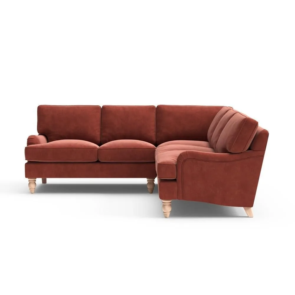 Morris Corner Sofa - Brick, Matt Velvet image