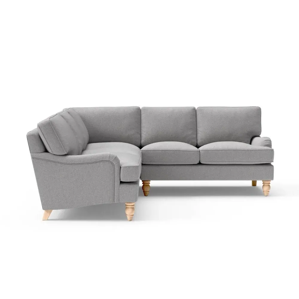 Morris Corner Sofa - Grey, Rustic Weave image
