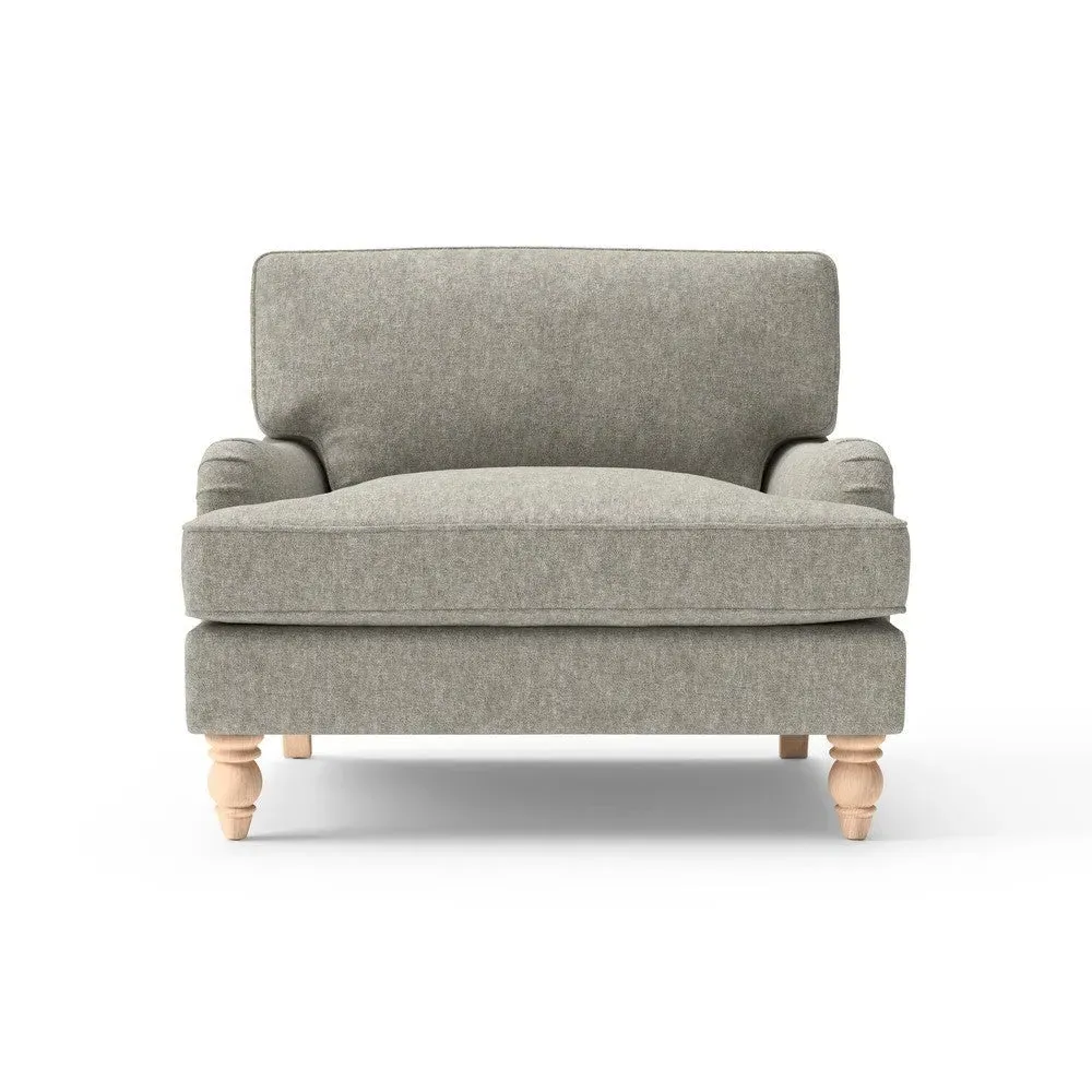 Morris Love Seat - Lichen Green, Aquaclean Oxford image