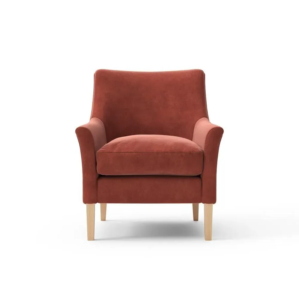 Armchair - Brick, Matt Velvet image
