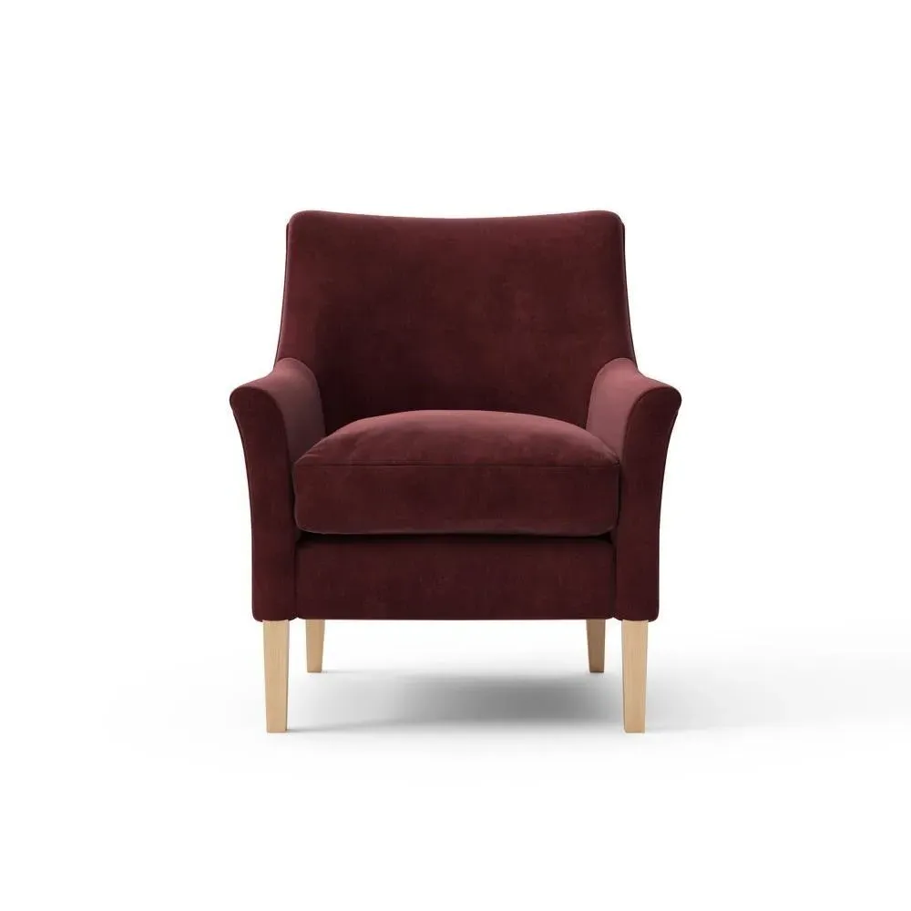 Armchair - Dark Rosehip, Matt Velvet
