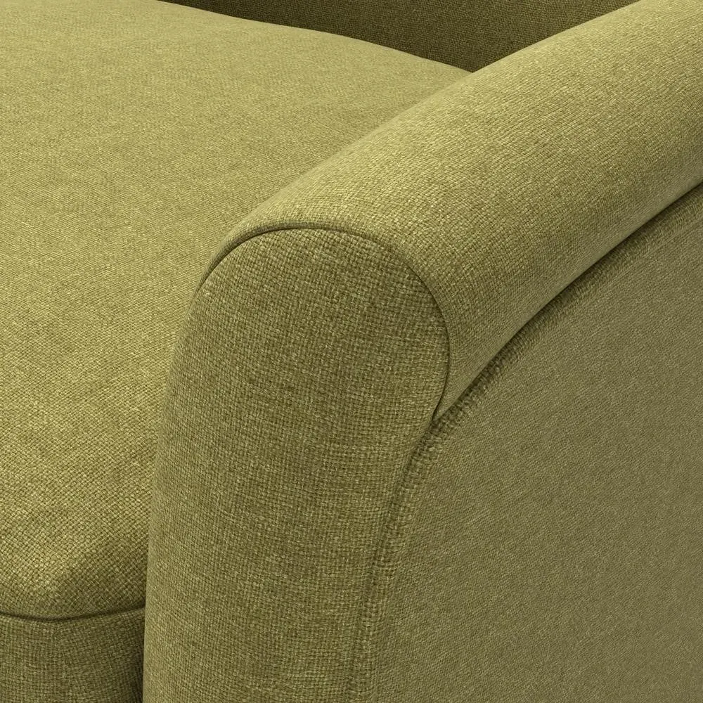 Armchair - Green, House Linen Mix