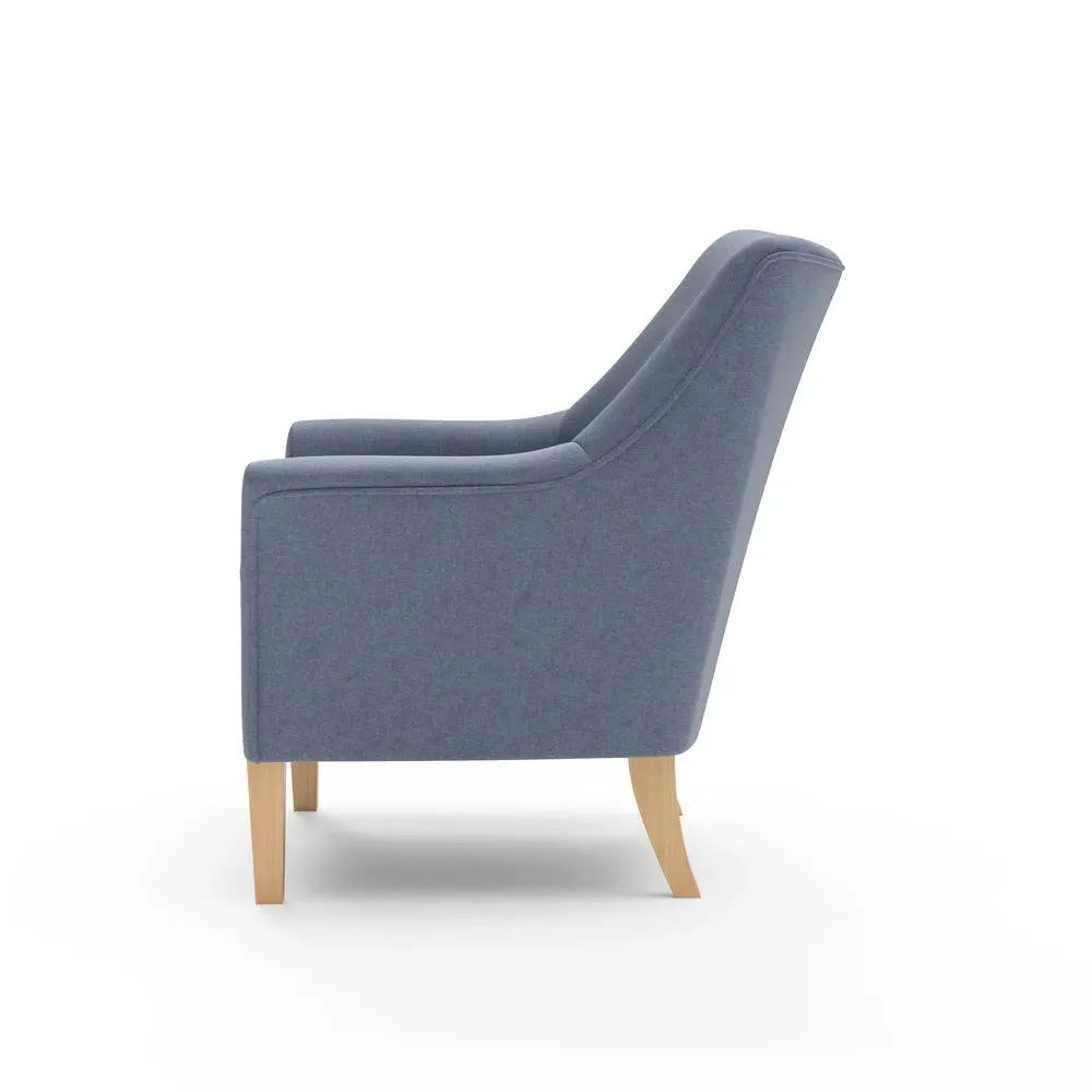 Armchair House Linen Mix - Indigo